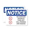 Signmission No Ignition Sources Turn Off Sign, Vinyl Decal, 10in W x 7in L, 2PK OS-2PACK-NS-D-710-L-14667 - alternate 1